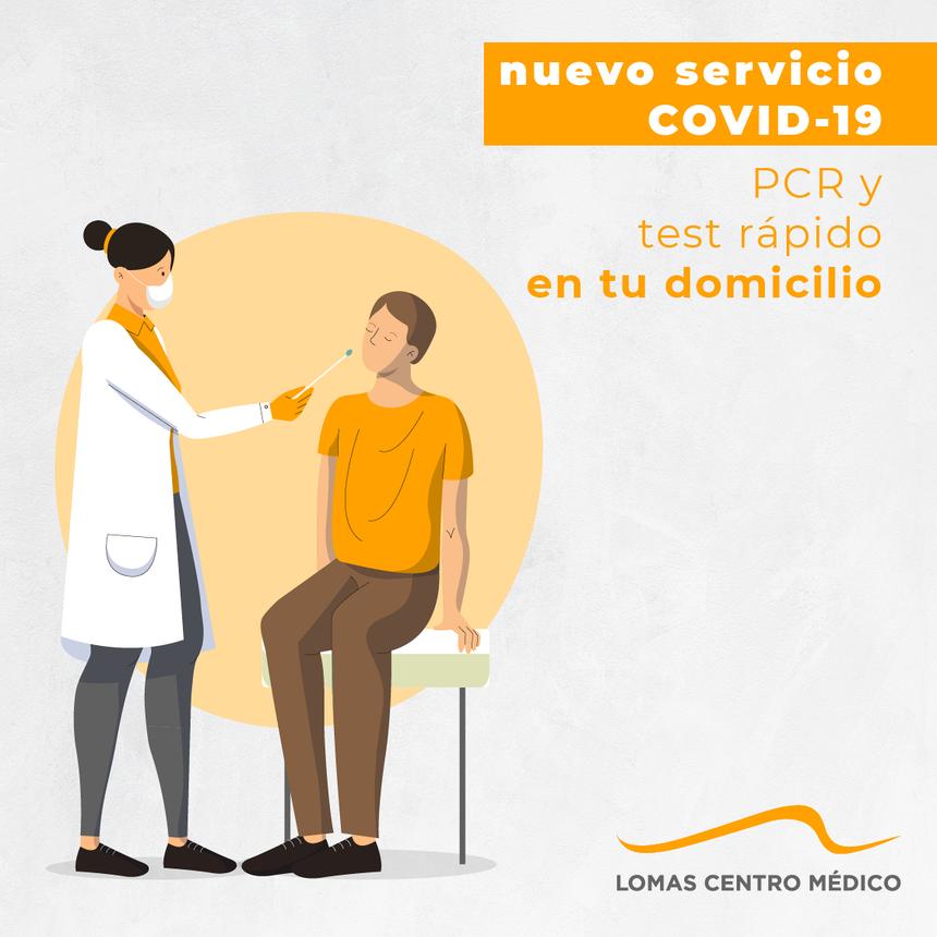 Lomas Centro M&eacute;dico ofrece un nuevo servicio: test r&aacute;pido y PCR a domicilio.

Informaci&oacute;n para turnos y consultas


	Email: info@lomascentromedico.com...